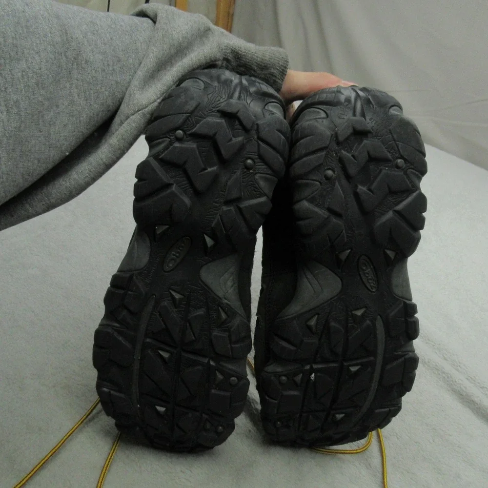 Oboz Men 11.5 Hiking Shoes Green Brown Low Top Walking Athletic Winter Gear‎